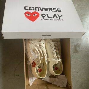 Converse PLAY comme des garcons white sneaker
